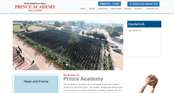 Desktop Screenshot of princecbse.com